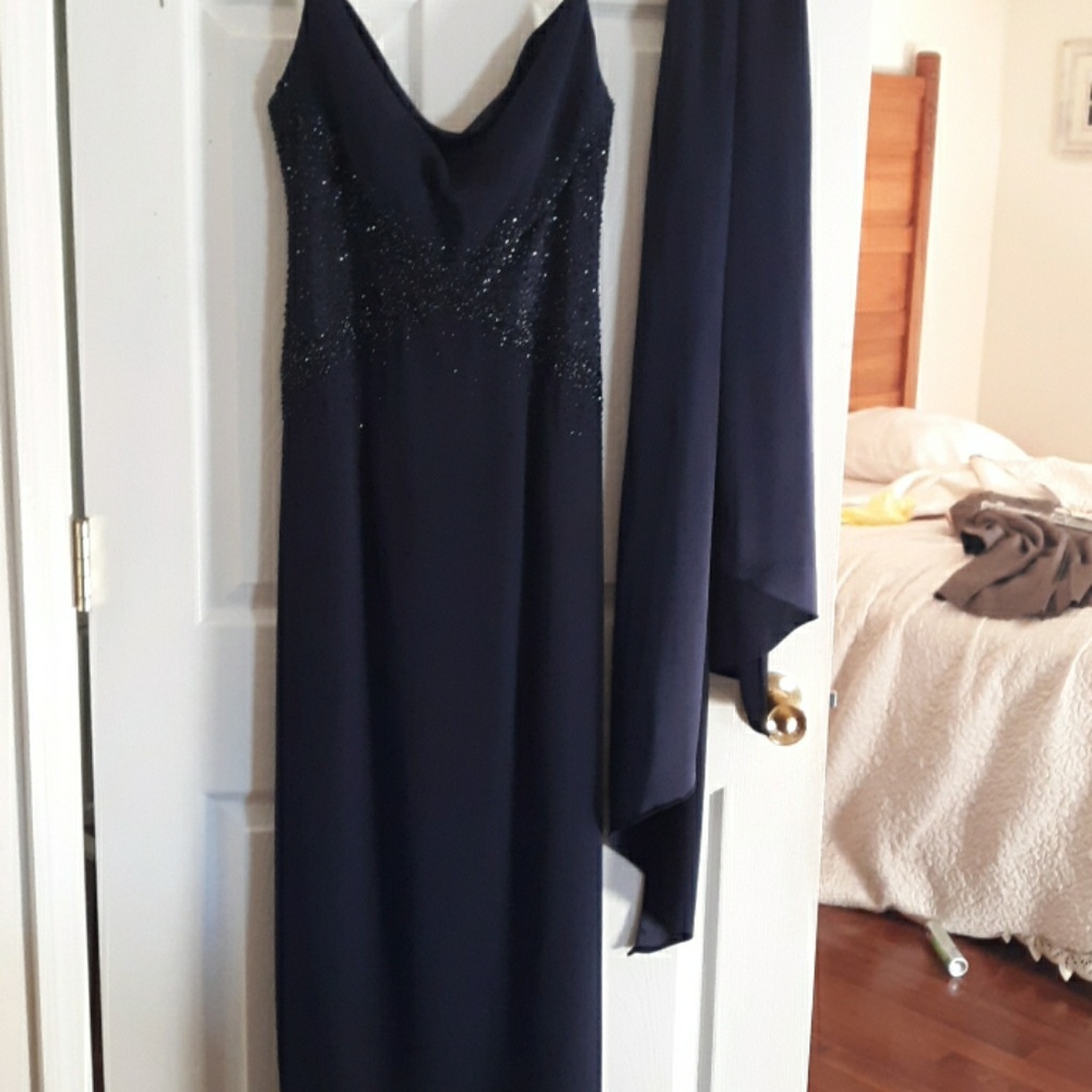 Gown and shawl